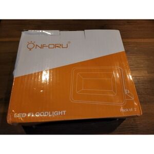 Onforu 2 Pack 50W LED Flood Light 5500lm Bright LED Floodlight IP66 Waterproof